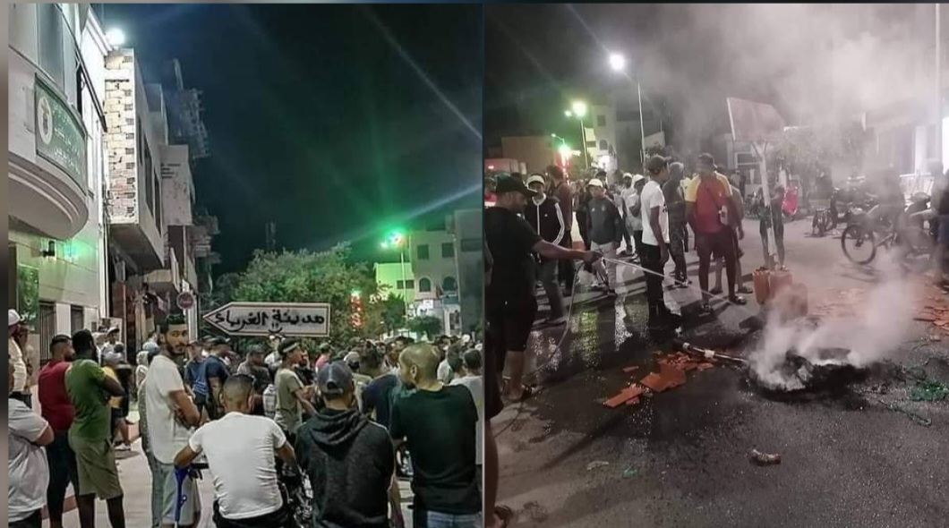  اشعال  العجلات المطاطية في شوارع جرجيس للمطالبة بكشف الحقيقة..والبلدية تعبر عن تضامنها 